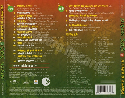 Misión S.o.s Aventura Y Amor Al Rescate De La Navidad 2 Cd S Estándar (Usado)