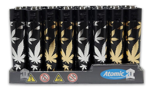 Encendedores Hoja Dorada 24 Und- Distribuidor Oficial Atomic