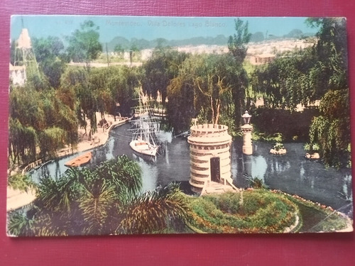 Uruguay Montevideo Postal 1913 Villa Dolores Lago Blanco 