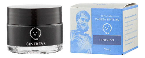 Tinta P/caneta Tinteiro Virtu Cinereus 50ml