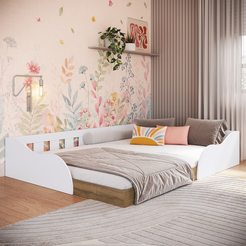 Cama Montessori 2 Pza Hoga Memphis Blanco