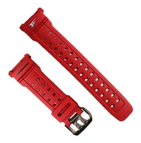 Malla Casio Original Para Modelo G-shock G-9000 Mudman Rojo 