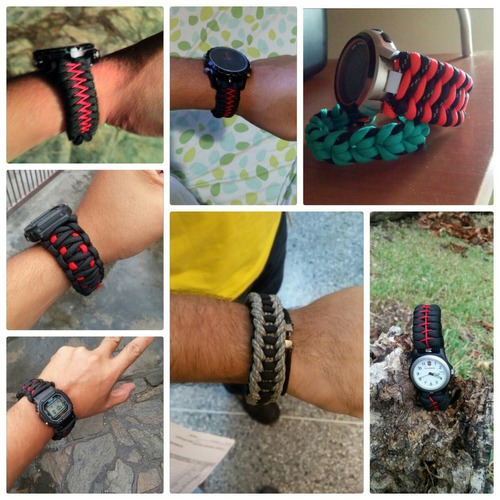 Pulseras Paracord Para Dama Y Caballero- Bisuteria Variada