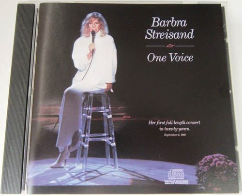 Barbra Streisand - One Voice Importado Usa Cd