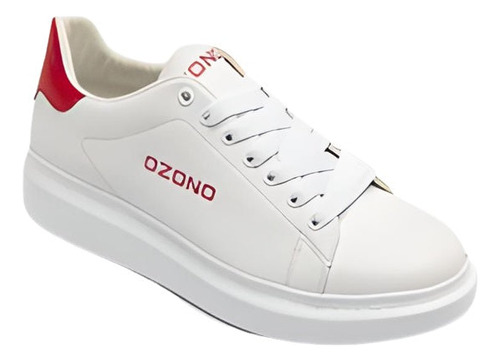 Ozono 6233-02 Blanco Rojo Casual Teniscasual