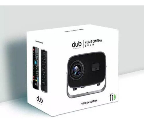 Proyector Dub Home Cinema 3800 Wifi Android 11 Premium Editi Gris Oscuro