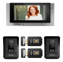 Comprar Video Porteiro Wi-fi Intelbras Allo Wt7 App 2 Fechadura Ext