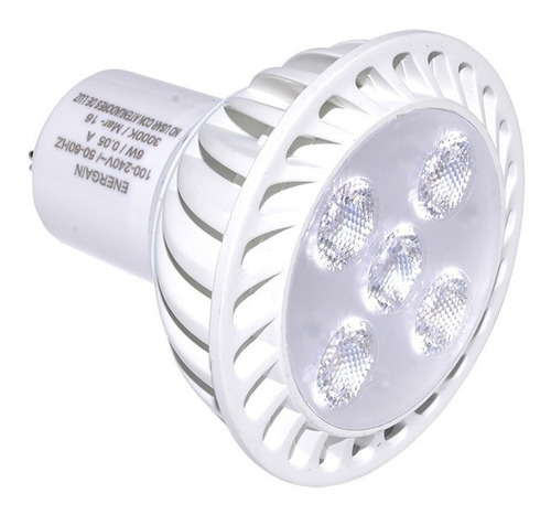 Foco Mr16 Led 7w Blanco Cálido Spot Atenuable Gu5.3 Energain