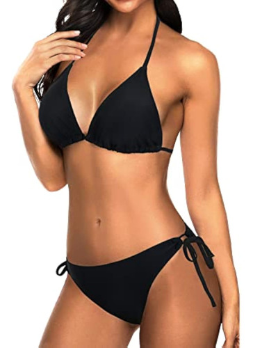 Bikini De Playa De Dos Piezas Con Relleno Para Mujer