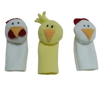 Comprar Titere De Dedo Tela Animales Set Por 3 Juguetes Didácticos