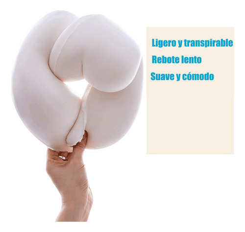 Almohada Viscoelastica Para Viaje De Cuello Soporte Cómodo