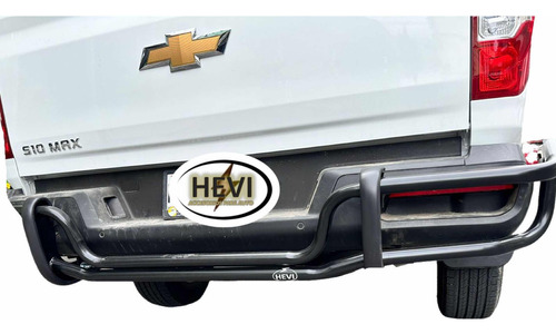 Bumper Trascero De S10 Nueva 22-23 Marca Hevi En Negro