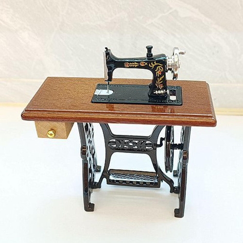 Máquina De Coser En Miniatura A Escala 1:6, Accesorios Para