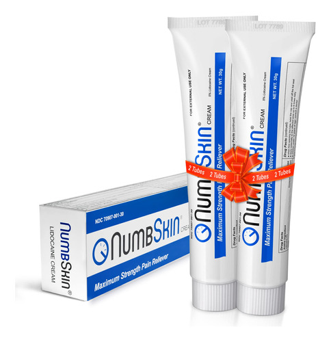 Numbskin Crema Anestesica Topica Al 5 % De Lidocaina, Crema