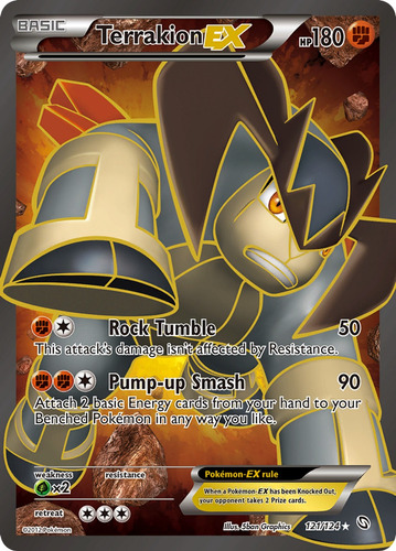 Cartas Pokemon Terrakion Ex Full Art