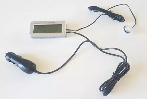 Medidor de termómetro de coche para interiores y exteriores con pantalla  LCD digital para vehículos Zulema Termómetro exterior del automóvil