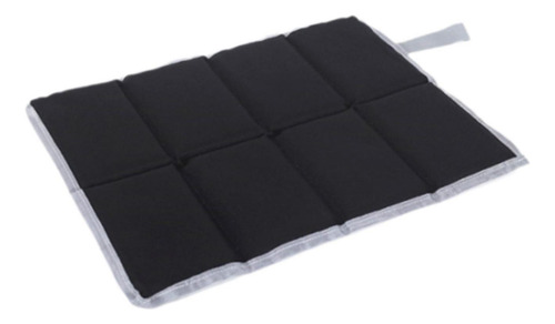 Cojín Para Acampar, Estera Plegable, Cómoda, Ligera, Negro