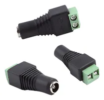 Comprar 100pcs 2.1 X 5.5mm Dc Conector Hembra Jack Adaptador Enchufe