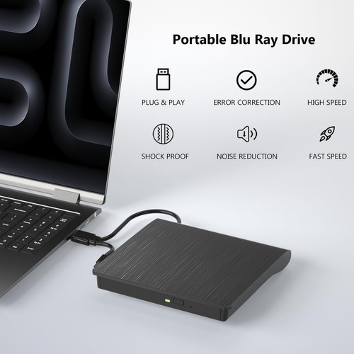 Unidad De Rayos Blu Externa, Admitir Unidades De Bluray De D