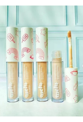 Corrector Ojeras Liquido Melu By Ruby Rose 4ml Rr-1800 Mc50