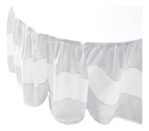 Baby Doll Sweet Lodge Collection Round Crib Skirt/dust Ruffl