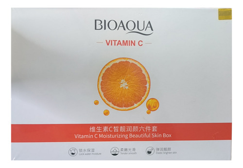 Kit Combo Skincare Bioaqua Vitamina C X 6 Productos