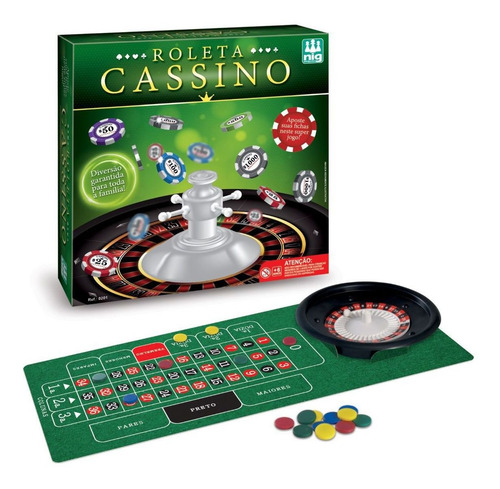 Imagem 3 de 6 de Jogo Roleta Cassino-brinquedo Original