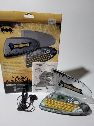 Batman Begins - Agenda Eletrônica C/ Rádio Fm - Calculadora 