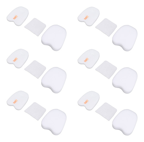 Poste De Conjunto De Filtros De Aspirador De Pó 6pcs