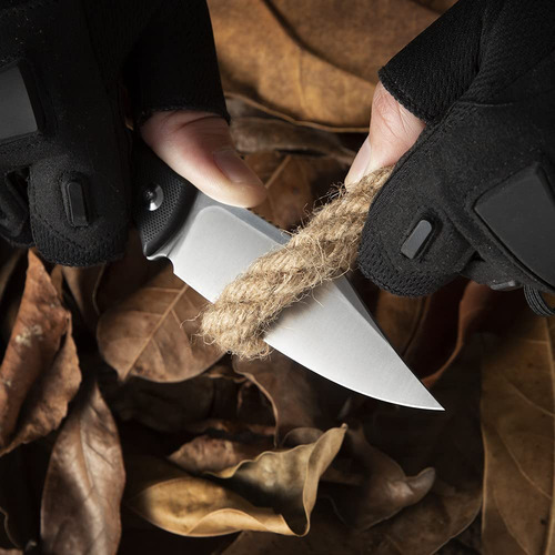 Sencut Waxahachie - Cuchillo De Hoja Fija, Punta De Clip De