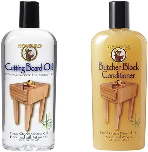 Howard Butcher Block Acondicionador Y Aceite Para Tabla De C