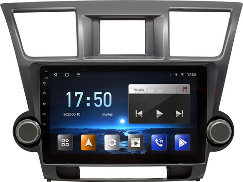 Autoestereo Toyota Highlander Android Wifi Gps 2008 A 2013