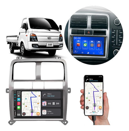 Kit Multimídia Carplay Android Auto Mp5 Hr 20 21 22 23 24 Bt