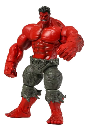 Figura Hulk Rojo Red Bruce Banner Articulada De Coleccion.