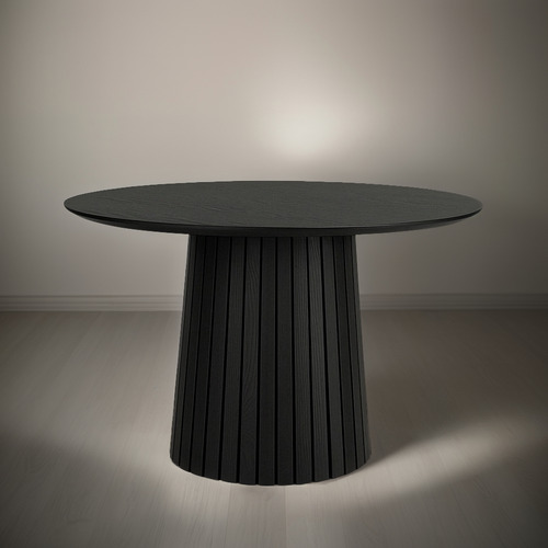 Mesa De Comedor Nara Redonda De Mdf/chapa De Madera 120cm