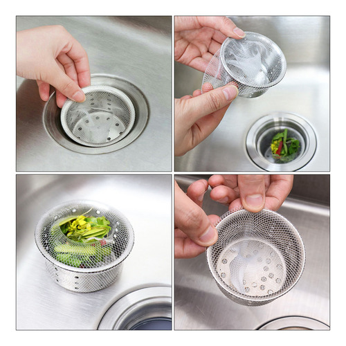 Filtros De Basura Desechables Para Fregadero De Cocina, 200