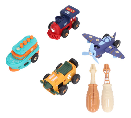 Set De Juego Take Apart Vehicle, De Juguete, Educativo, Retr