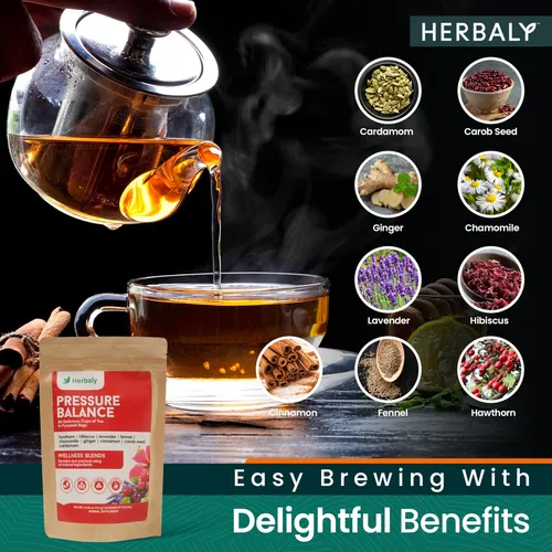 Herbaly Heart - Te Funcional 9 Superhierbas Natural, Org