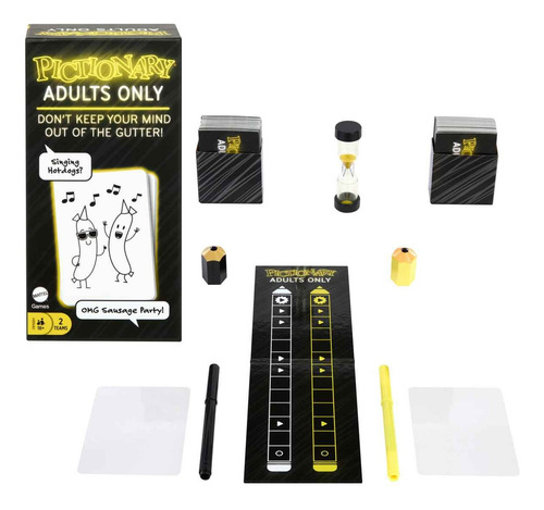 Pictionary Juego Mesa Solo Para Adultos