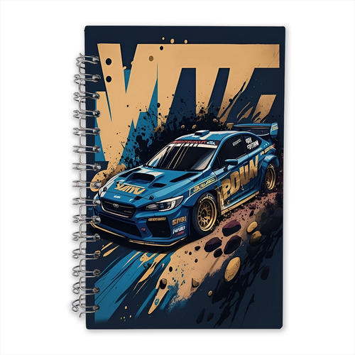 Cuaderno Pasta Dura Autos Media Carta 100 Hojas