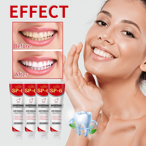 Pasta Dental Blanqueadora Sp 6 Set Con Cepillo De Dientes