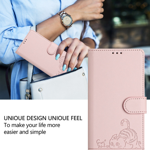 Funda Para Oppo A5 2020 4g/a5 Pro 5g/a5 5g/a5 Pro 4g, Bloqueo Rfid, A Prueba De Golpes, Bonito Gato