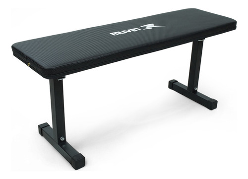 Banco Reto Muvin – Banco para Exercícios Musculares, Compacto, Leve e Resistente, Suporta até 120kg, Ideal para Treino em Casa e Academia, Fácil de Limpar e Montar, 100x44x30cm, Preto
