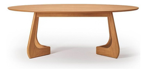 Kit Mesa De Jantar Oval Paineira 210cm E 4 Cadeiras Jandaia