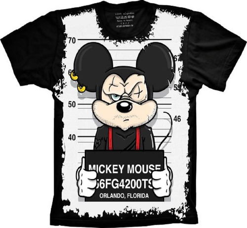 Camiseta Plus Size Legal - Mickey - Preso