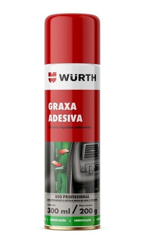 Graxa Adesiva Liquida Aderente Wurth 300ml
