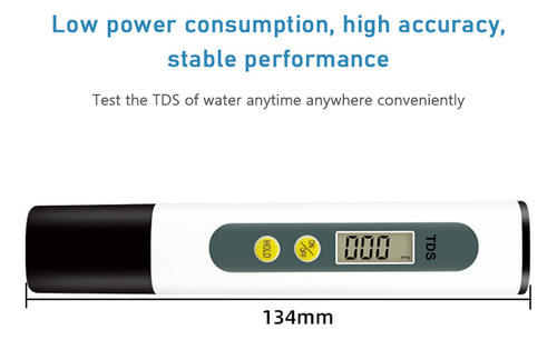 A Medidor Digital Tds: Medidor De Agua Portátil For Varios