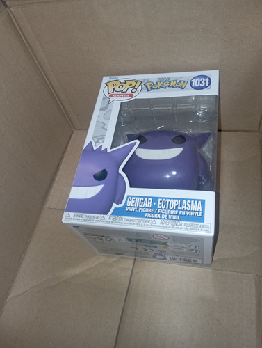 Funko Pop Games Pokemon Gengar Ectoplasma #1031 (Usado)