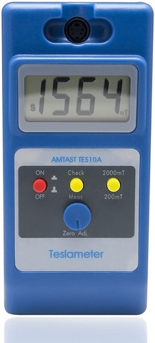 Medidor Campo Electromagnético Amtast Tes10a Gauss Portatil