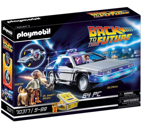 Playmobil #70317 Delorean Volver Futuro Back Future Completo